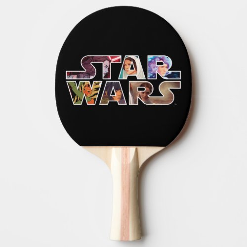 Star Wars Heroine Logo Ping Pong Paddle