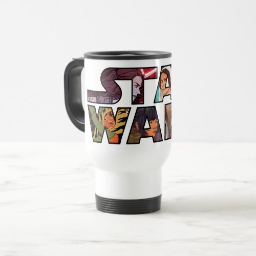 Star Wars Heroine Logo Travel Mug