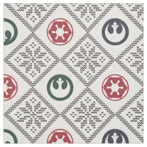 Star Wars Holiday Rebel  Empire Argyle Pattern Fabric