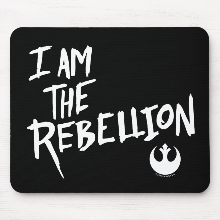 Star Wars I Am The Rebellion Mouse Pad Zazzle Com