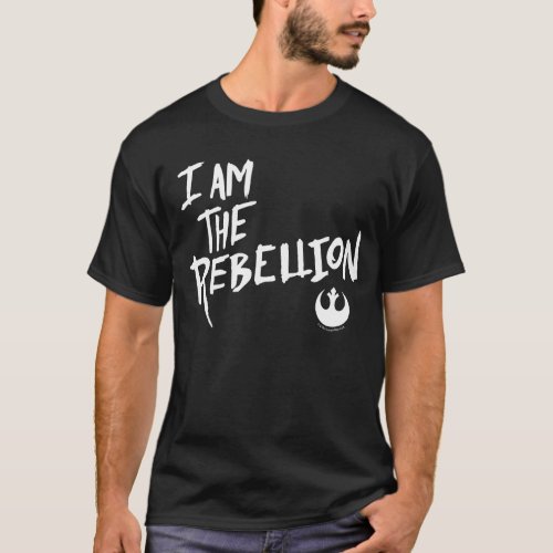 Star Wars  I Am The Rebellion T_Shirt