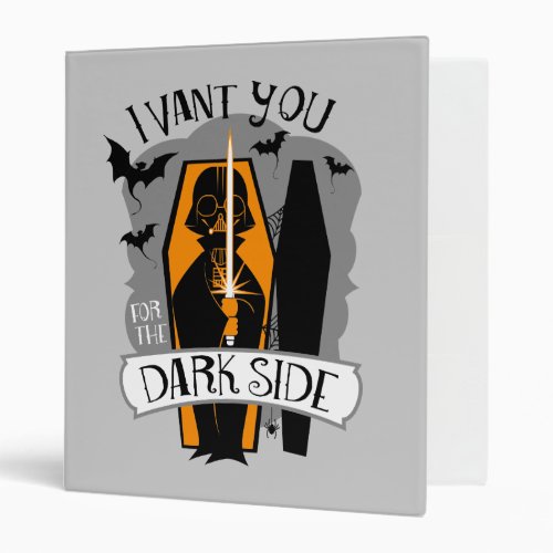Star Wars  I Want You for the Dark Side 3 Ring Binder