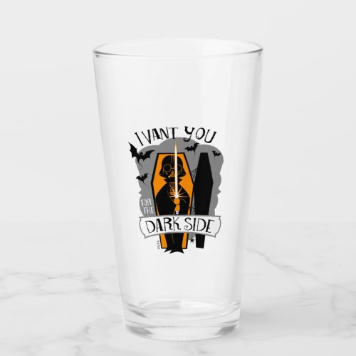 Star Wars  I Want You for the Dark Side Glass