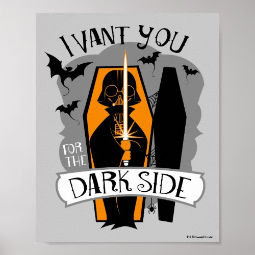 Star Wars  I Want You for the Dark Side Poster