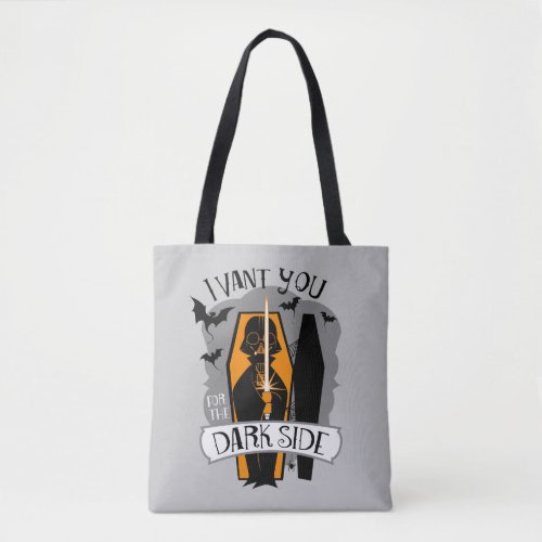 Star Wars  I Want You for the Dark Side Tote Bag