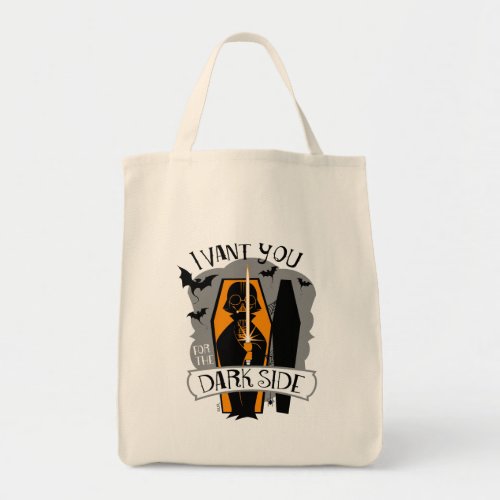 Star Wars  I Want You for the Dark Side Tote Bag