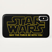Star Wars Lined Logo iPhone X Case