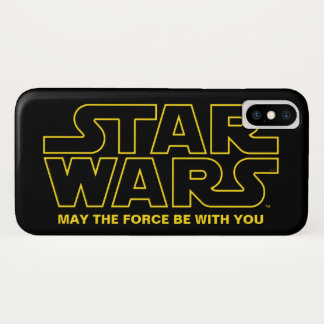 Star Wars Lined Logo iPhone X Case