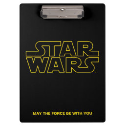 Star Wars Lined Logo Clipboard