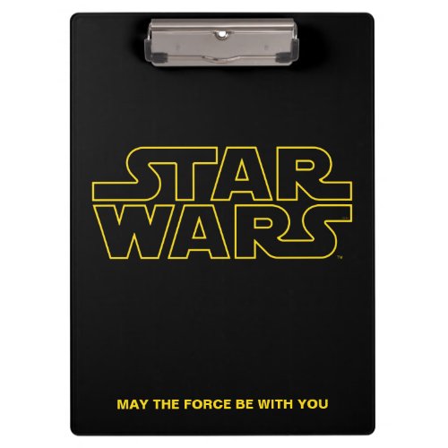 Star Wars Lined Logo Clipboard