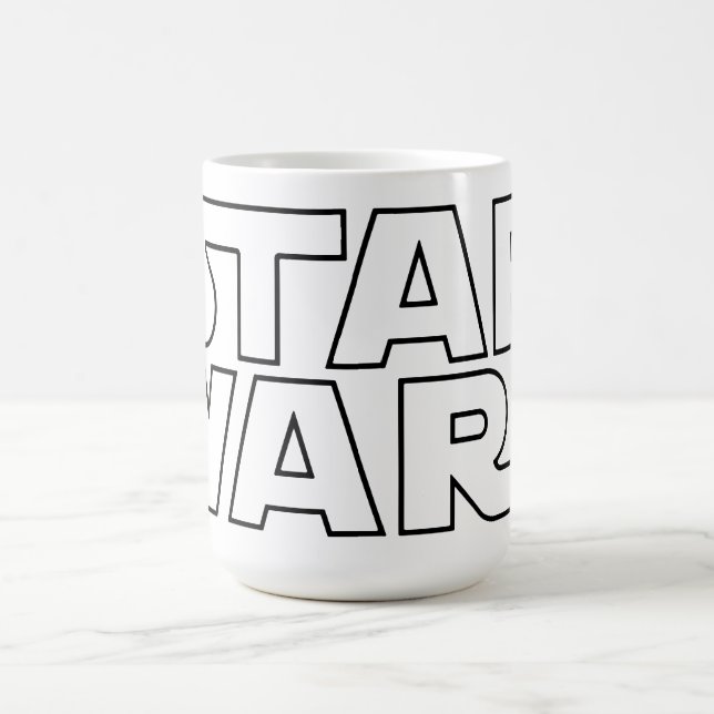 Star Wars Lined Logo Coffee Mug (Center)