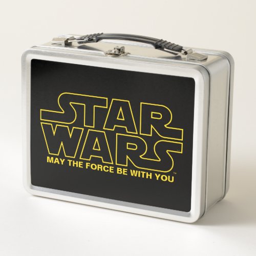 Star Wars Lined Logo Metal Lunch Box