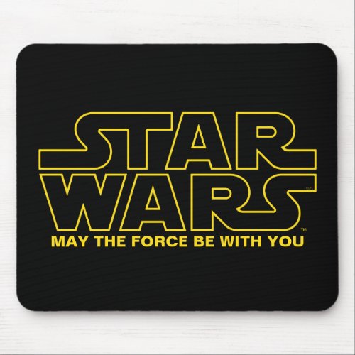 Star Wars Lined Logo Mouse Pad
