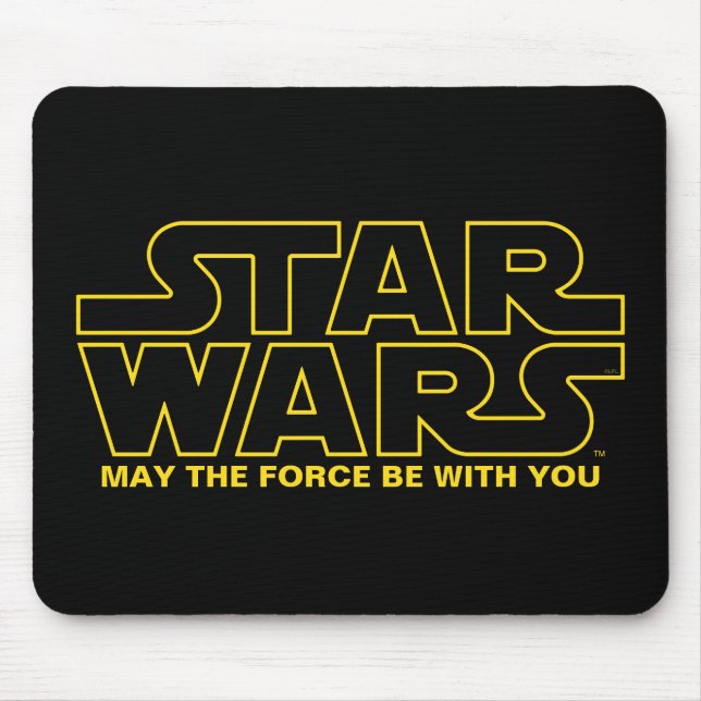 Star Wars Lined Logo Mouse Pad (Front)