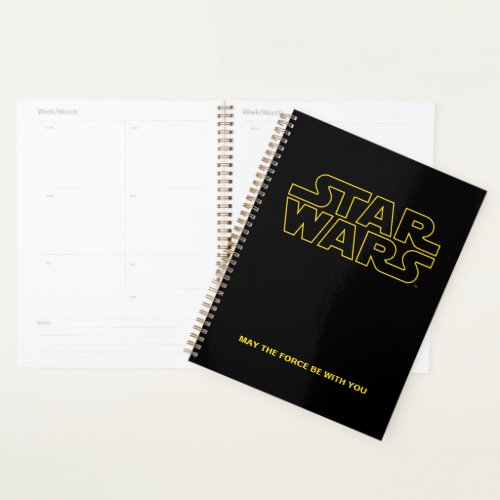 Star Wars Lined Logo Planner