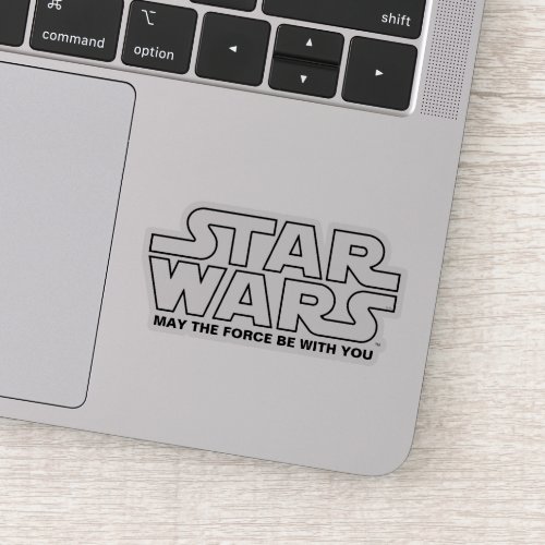 Star Wars Lined Logo Sticker