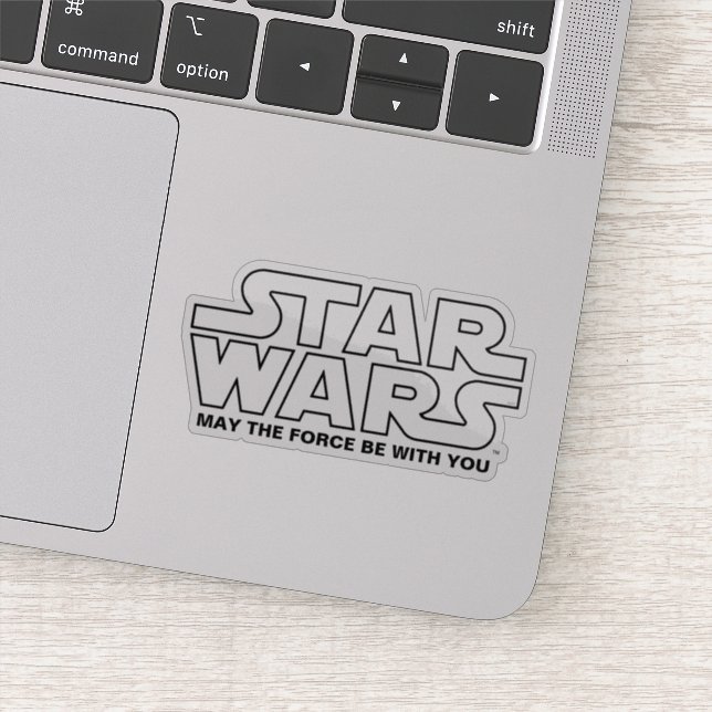 Star Wars Lined Logo Sticker (Detail)