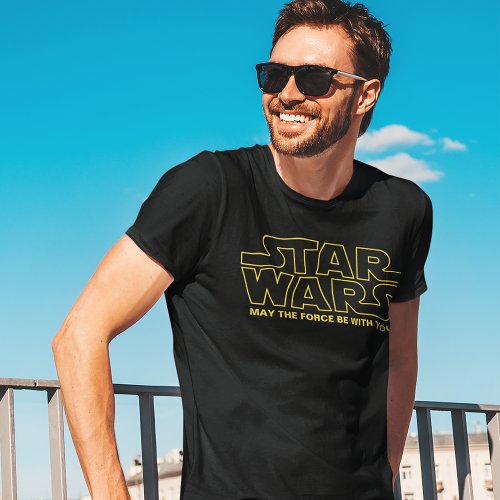 Star Wars Lined Logo T_Shirt