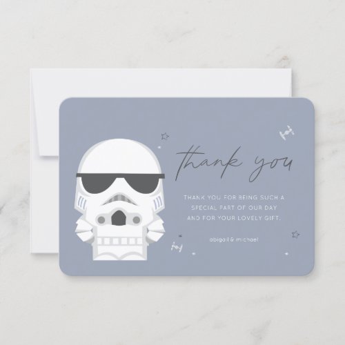 Star Wars  Little Trooper Baby Shower Invitation