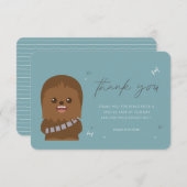 Star Wars | Little Wookiee Baby Shower Thank You Invitation (Front/Back)