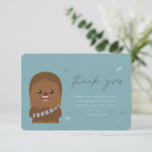 Star Wars | Little Wookiee Baby Shower Thank You Invitation (Standing Front)