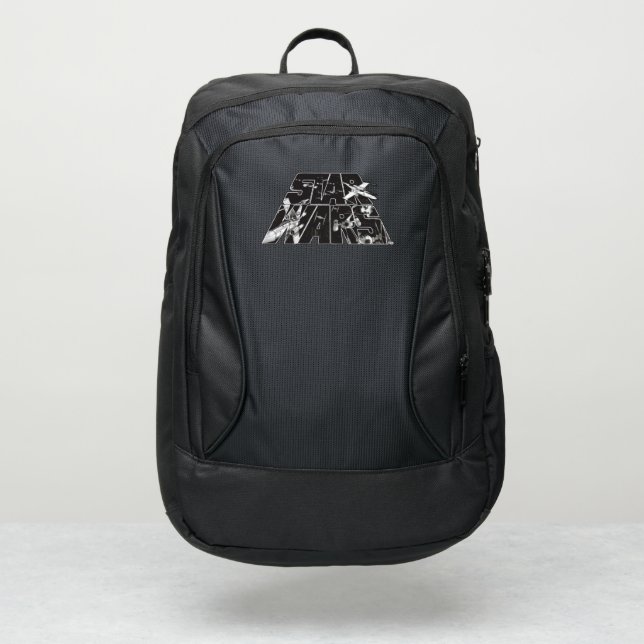 Star Wars Logo | X-Wing & TIE Fighter Battle Port Authority® Backpack (Front)