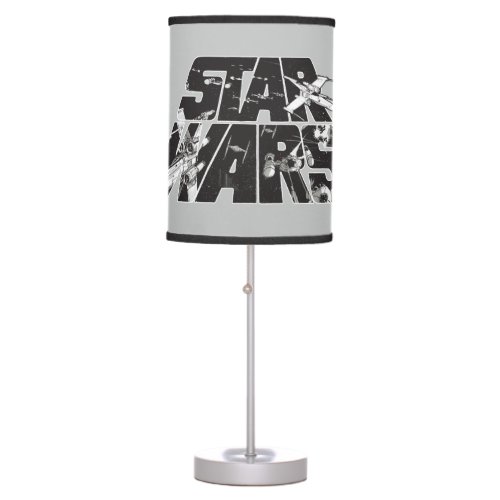 Star Wars Logo  X_Wing  TIE Fighter Battle Table Lamp