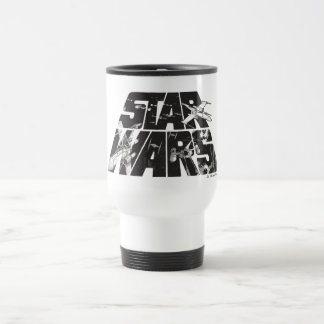 Star Wars Logo | X-Wing & TIE Fighter Battle Travel Mug