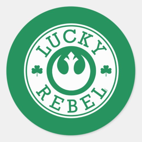 Star Wars _ Lucky Rebel Classic Round Sticker