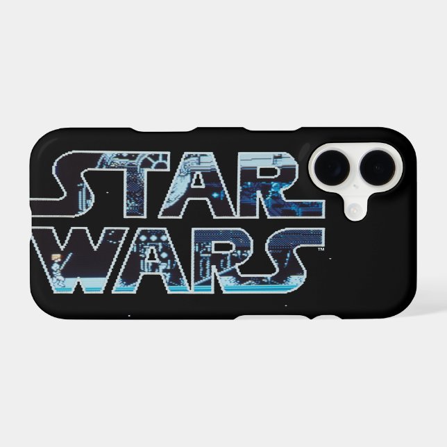 Star Wars Luke Skywalker Retro Video Game Logo Case-Mate iPhone Case (Back (Horizontal))