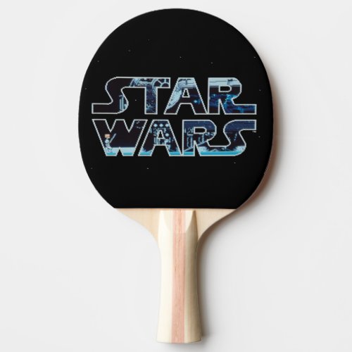Star Wars Luke Skywalker Retro Video Game Logo Ping Pong Paddle