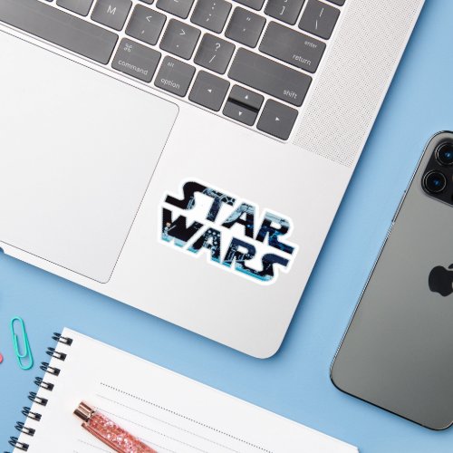 Star Wars Luke Skywalker Retro Video Game Logo Sticker