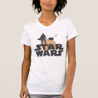 Star Wars Mandalorian Dark Outline Title Zs T-Shirt