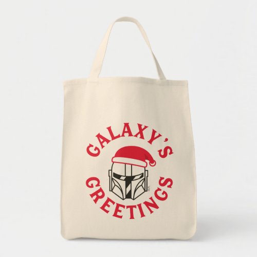 Star Wars Mandalorian Galaxys Greetings Tote Bag