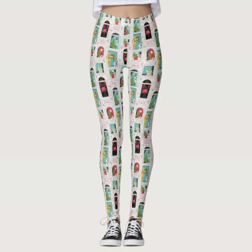 Star Wars Merry Force Be With You Pattern Leggings