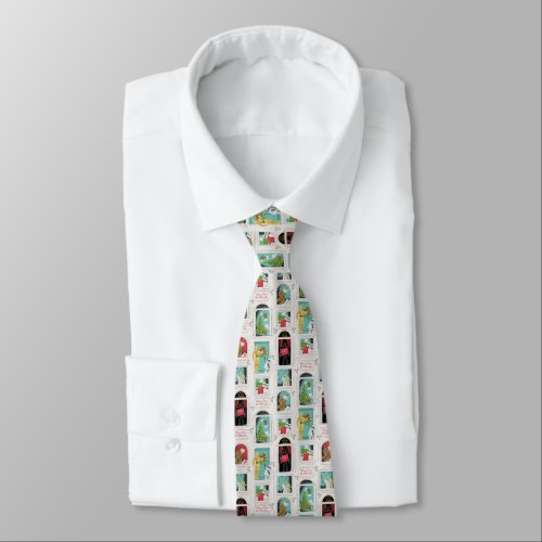 Star Wars Merry Force Be With You Pattern Neck Tie