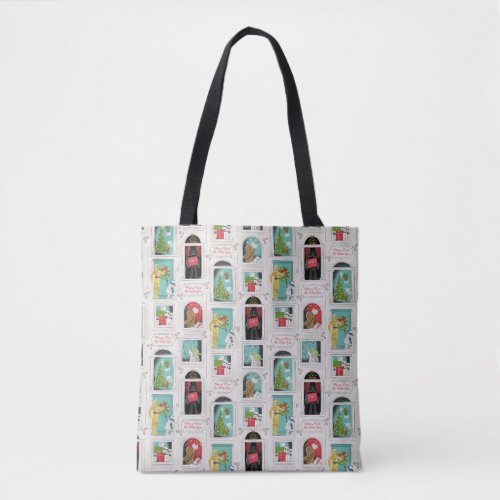 Star Wars Merry Force Be With You Pattern Tote Bag
