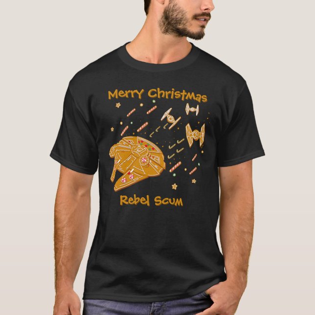 Star Wars Millennium Falcon Cookie T-Shirt (Front)