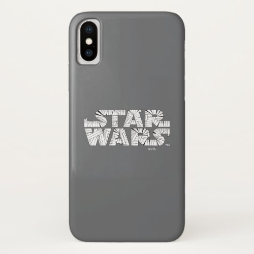 Star Wars  Mummy Logo iPhone X Case