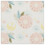 Star Wars Pink Floral Pattern Fabric