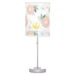 Star Wars Pink Floral Pattern Table Lamp