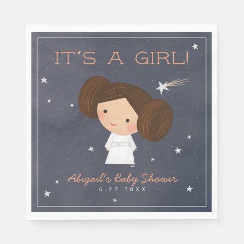 Star Wars  Princess Leia Baby Shower Napkins