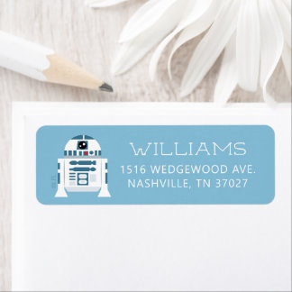 Star Wars | R2-D2 Baby Shower Label