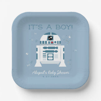 Star Wars | R2-D2 Baby Shower Paper Plates
