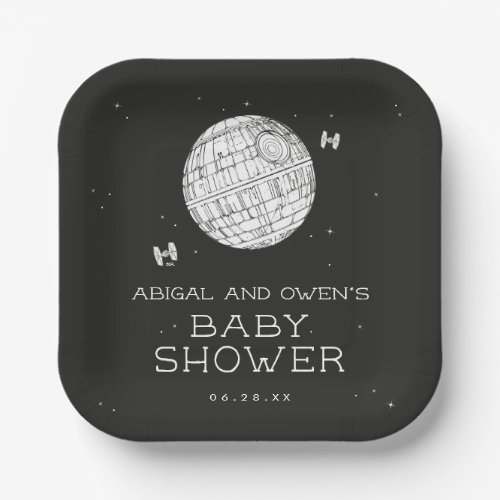 Star Wars  R2_D2 Baby Shower Paper Plates