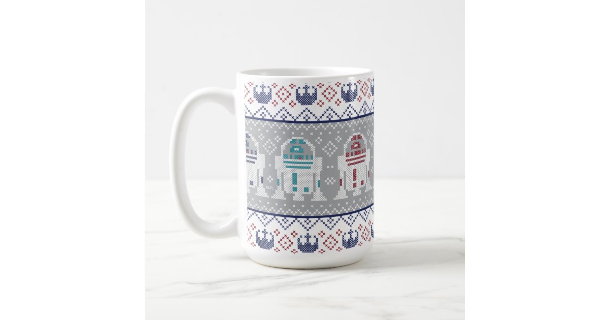 Star Wars Grogu Santa Christmas Pattern Coffee Mug