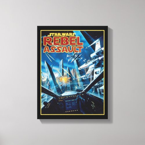 Star Wars Rebel Assault Video Game Cover Canvas Print