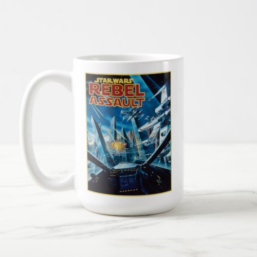 Star Wars Rebel Assault Video Game Cover Coffee Mug