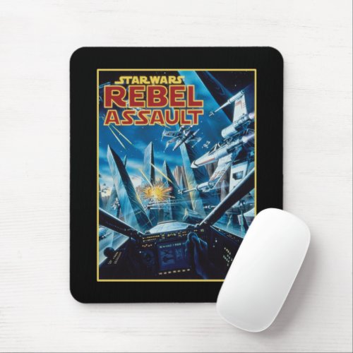 Star Wars Rebel Assault Video Game Cover Mouse Pad