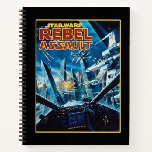 Star Wars Rebel Assault Video Game Cover Notebook